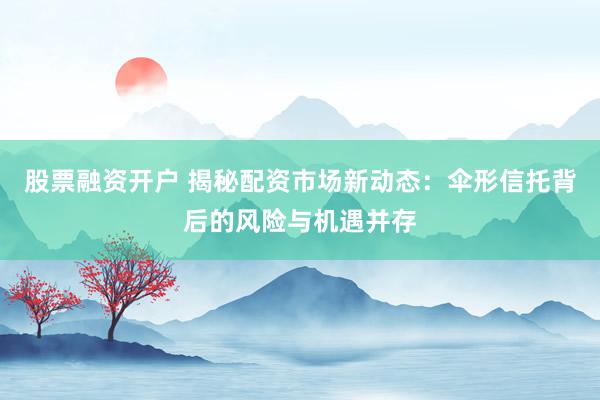 股票融资开户 揭秘配资市场新动态：伞形信托背后的风险与机遇并存